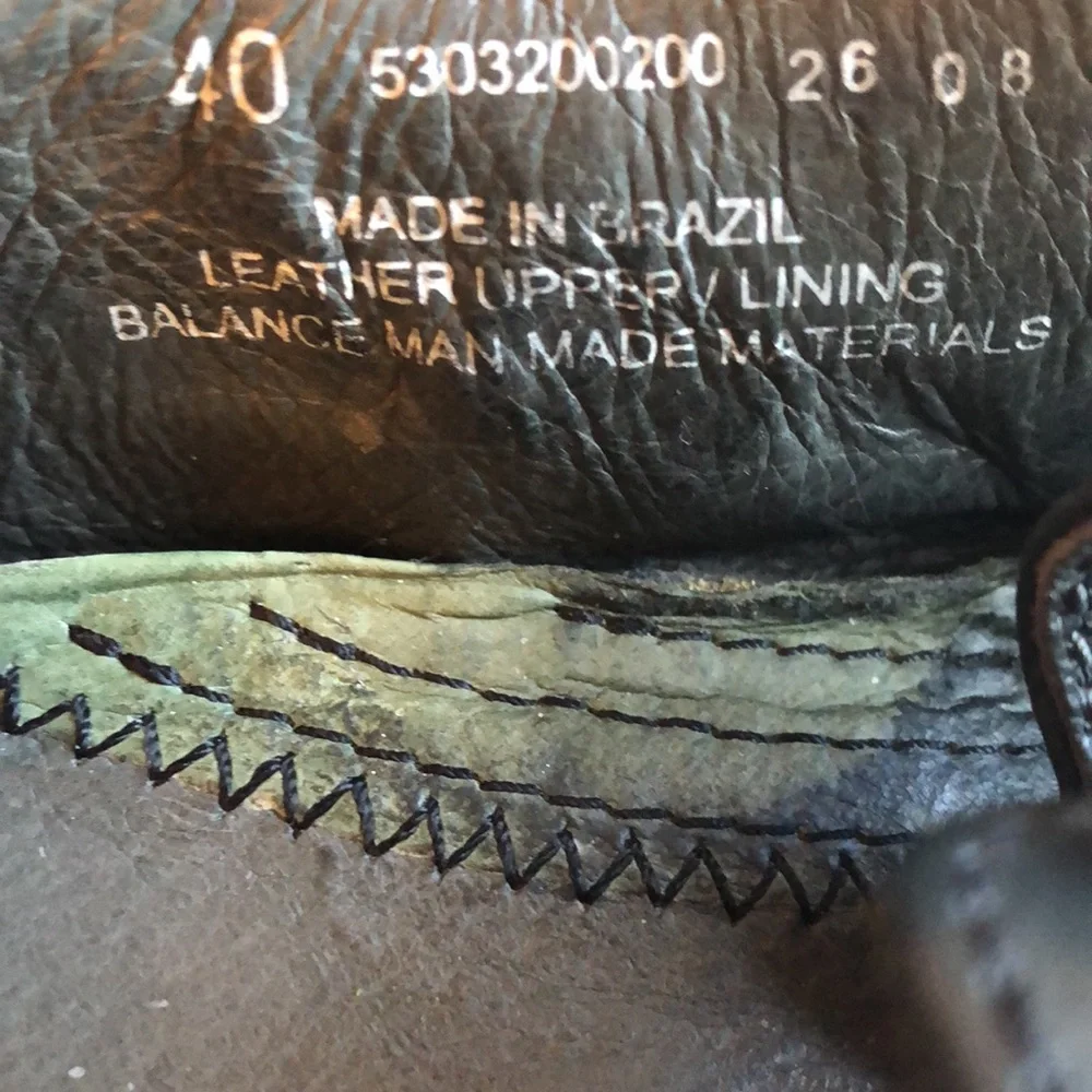 Dansko Oxford style black shoe with two front buckled size 40
